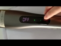 Μαύρο σαλόνι 2 σε 1 φορητό διευθυντή μαλλιών με έξυπνη οθόνη αφής LCD