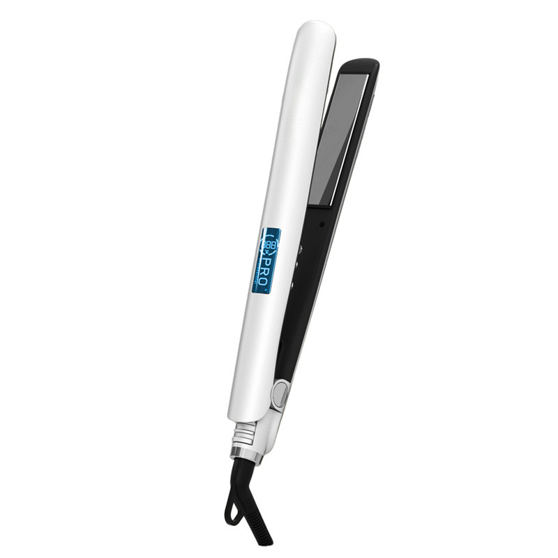 150-230 μοίρες 60W LED οθόνη PTC Silver Fast Heating Curling Straightening Hair Straightener