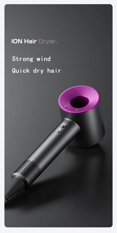 Ροζ Κόκκινο Επαγγελματικό ταξιδιωτικό στεγνωτήρα φυσήματος Προσαρμόσιμο χρώμα για οικιακό