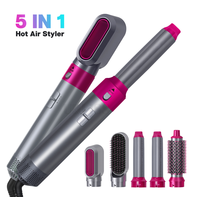Αρνητικό ιόν Air Wrap Αυτοματοποιημένο Curling Hair Styling Hot Air Brush 5 σε 1 Πολυλειτουργία