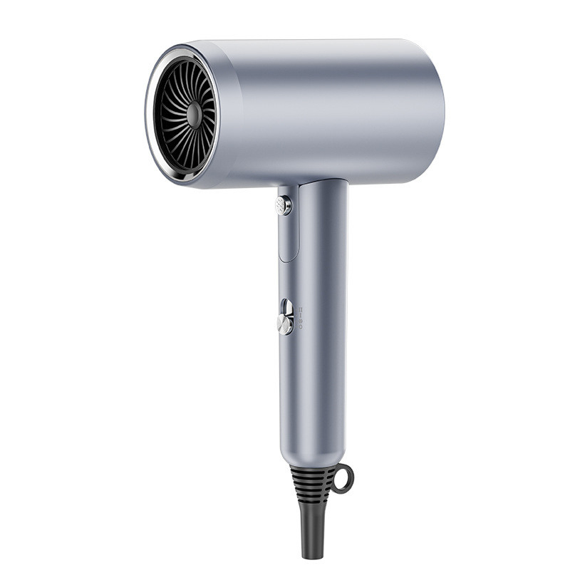 2400W Motor Blue Light αρνητικά ιόντα στεγνωτήρα μαλλιών με 2 ρυθμίσεις θερμότητας και αξεσουάρ