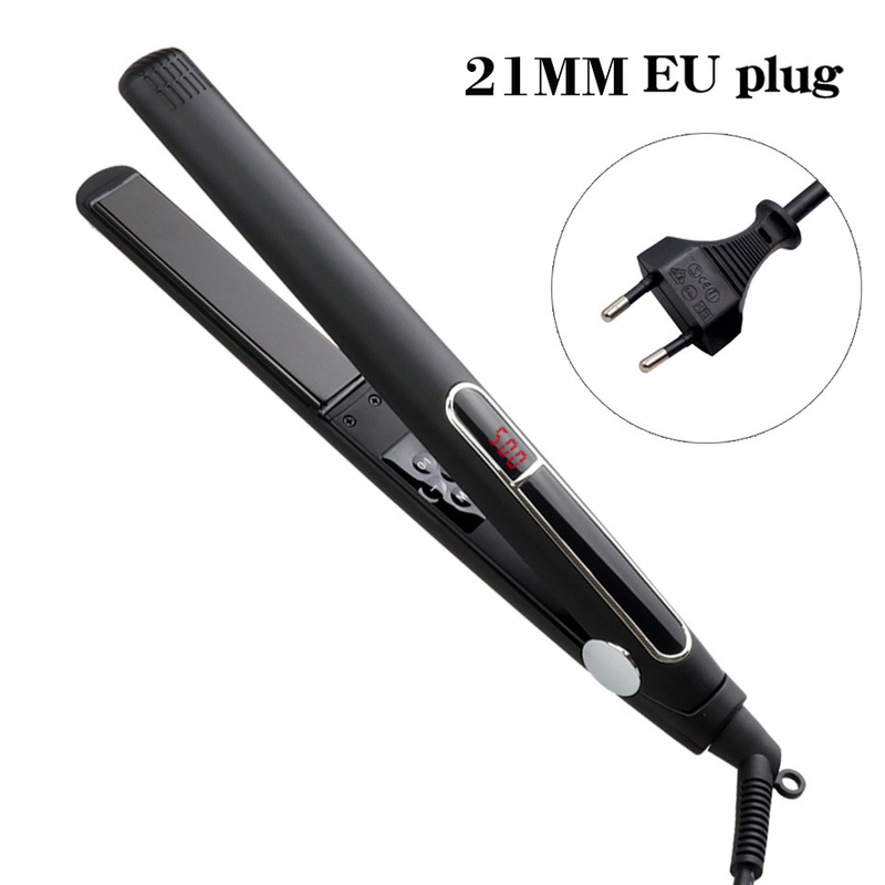 65W MCH 2 σε 1 Διευθέτης μαλλιών LCD οθόνη επίπεδη σίδηρο πολυλειτουργικό μαλλί curler με 3 μεγέθη πίνακα