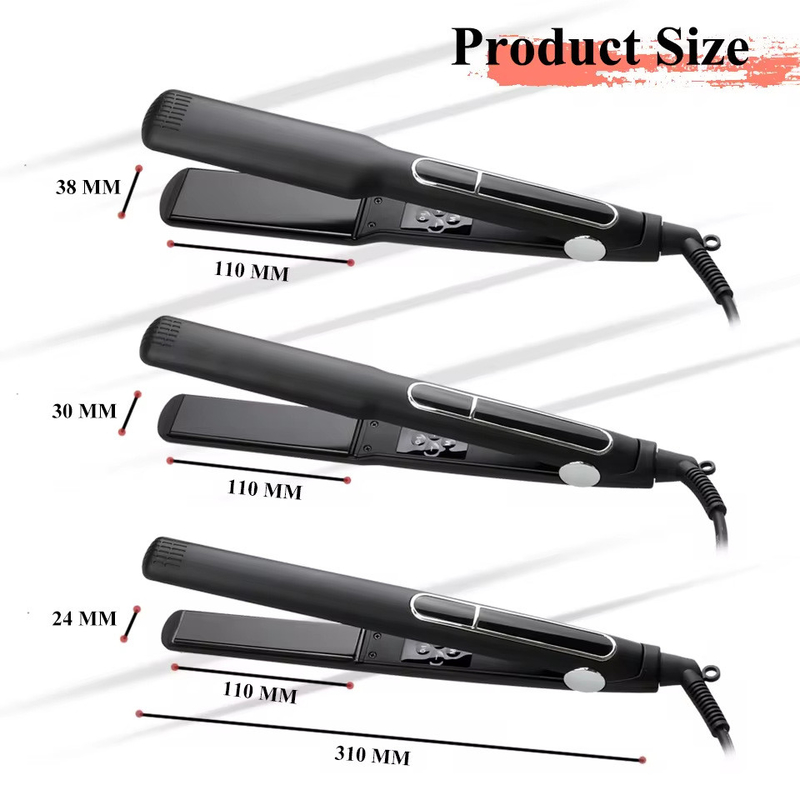 Ελέγχου αφής MCH Hair Straightener Wide And Narrow Πολυδιάστατη οθόνη LCD