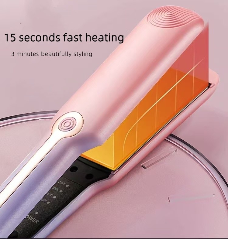Γρήγορη θέρμανση ευρυδιάστατο hair straightener με PTC κεραμική τεχνολογία 160C 180C 200C 220C