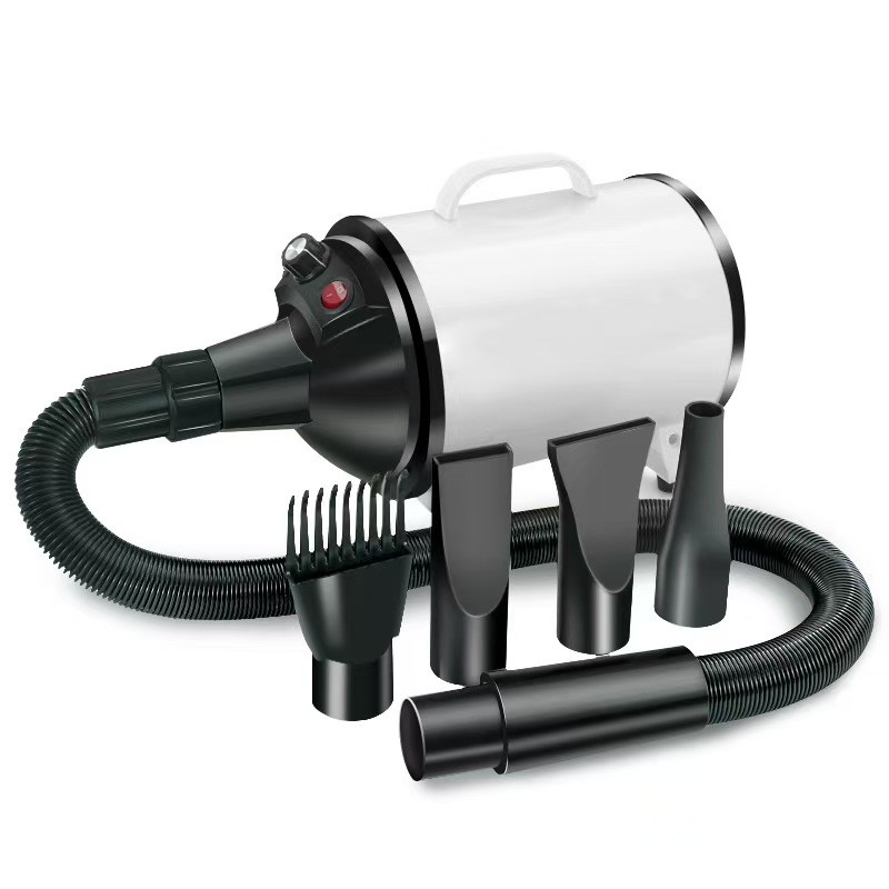 Μεγάλη ισχύς 2100W στεγνωτήρας μαλλιών για κατοικίδια ζώα χαμηλό θόρυβο εξοπλισμός περιποίησης κατοικίδιων ζώων ρυθμισμός ταχύτητας ανέμου χωρίς βήματα