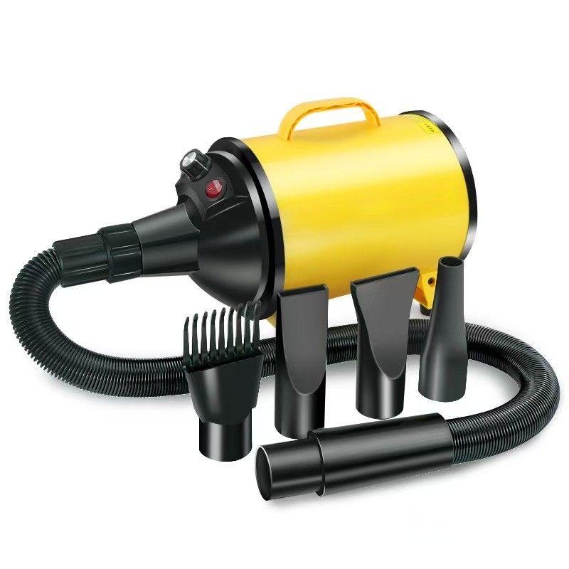 Μεγάλη ισχύς 2100W στεγνωτήρας μαλλιών για κατοικίδια ζώα χαμηλό θόρυβο εξοπλισμός περιποίησης κατοικίδιων ζώων ρυθμισμός ταχύτητας ανέμου χωρίς βήματα