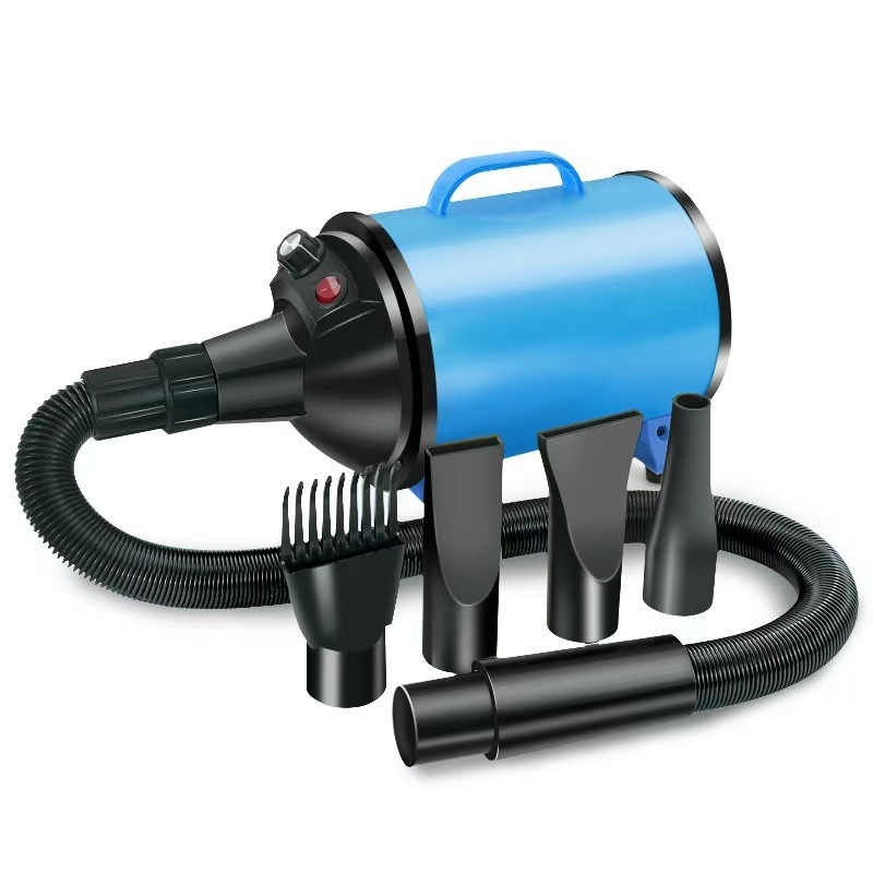 Μεγάλη ισχύς 2100W στεγνωτήρας μαλλιών για κατοικίδια ζώα χαμηλό θόρυβο εξοπλισμός περιποίησης κατοικίδιων ζώων ρυθμισμός ταχύτητας ανέμου χωρίς βήματα