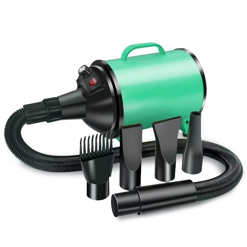 Μεγάλη ισχύς 2100W στεγνωτήρας μαλλιών για κατοικίδια ζώα χαμηλό θόρυβο εξοπλισμός περιποίησης κατοικίδιων ζώων ρυθμισμός ταχύτητας ανέμου χωρίς βήματα
