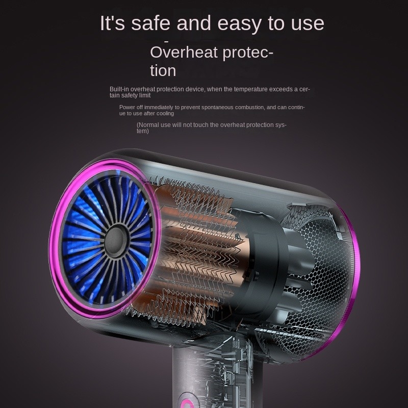 Μεγάλη ισχύς 2400W αρνητικά ιόντα στεγνωτήρα μαλλιών Salon στεγνωτήρα μαλλιών θερμό και κρύο άνεμο στεγνωτήρα μαλλιών Volumizer