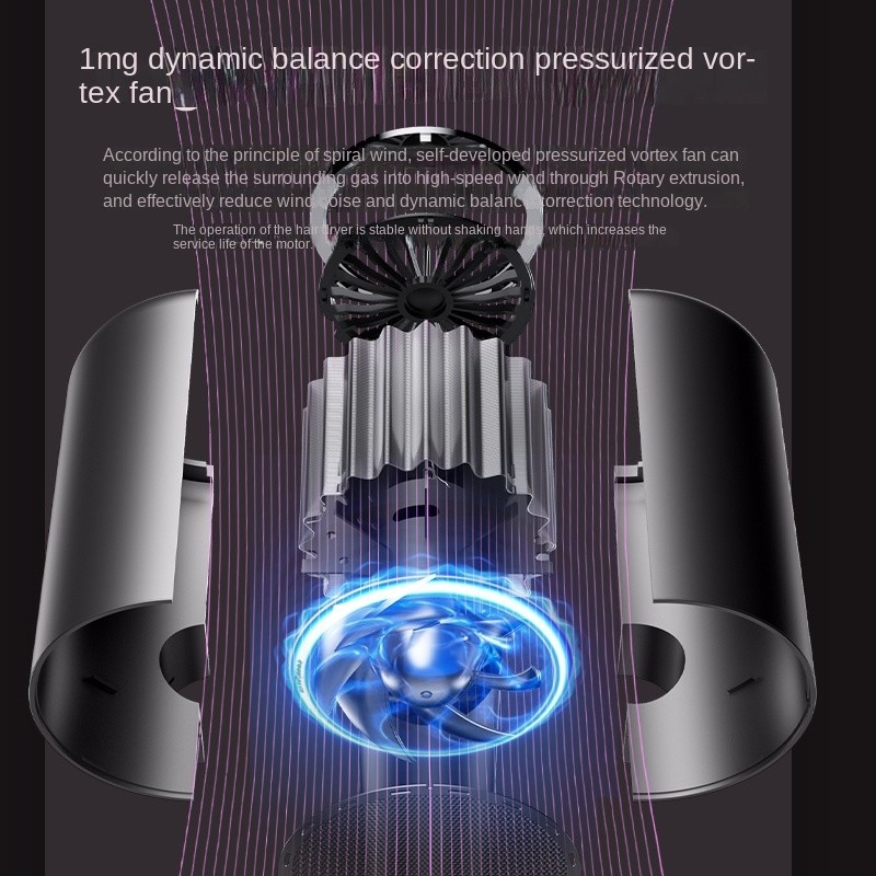 Μεγάλη ισχύς 2400W αρνητικά ιόντα στεγνωτήρα μαλλιών Salon στεγνωτήρα μαλλιών θερμό και κρύο άνεμο στεγνωτήρα μαλλιών Volumizer